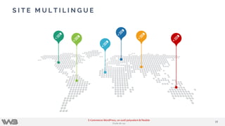 a aa a
a
a a a
S I T E M U L T I L I N G U E
1818
E-Commerce WordPress, un outil polyvalent & flexible
Etude de cas
 