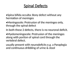 Spinal Defet Congenital anomalies and birth injuries in newborn.pptx