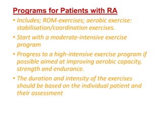 physical therapy treatment for ARTHRITIS | PPTX