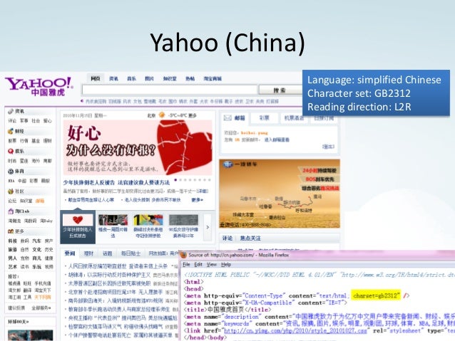 Localization In Hci Yahoo Us Vs China