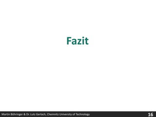 FazitWirtschaftsinformatik – Was ist das?