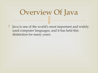Iintroduction to java , Java Coding , basics of java.pptx
