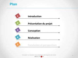 Plan


   1               Introduction

   2               Présentation du projet

   3               Conception

   4    ...