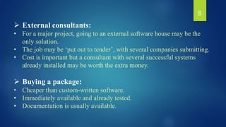 Software and acquisition of software | PPTX