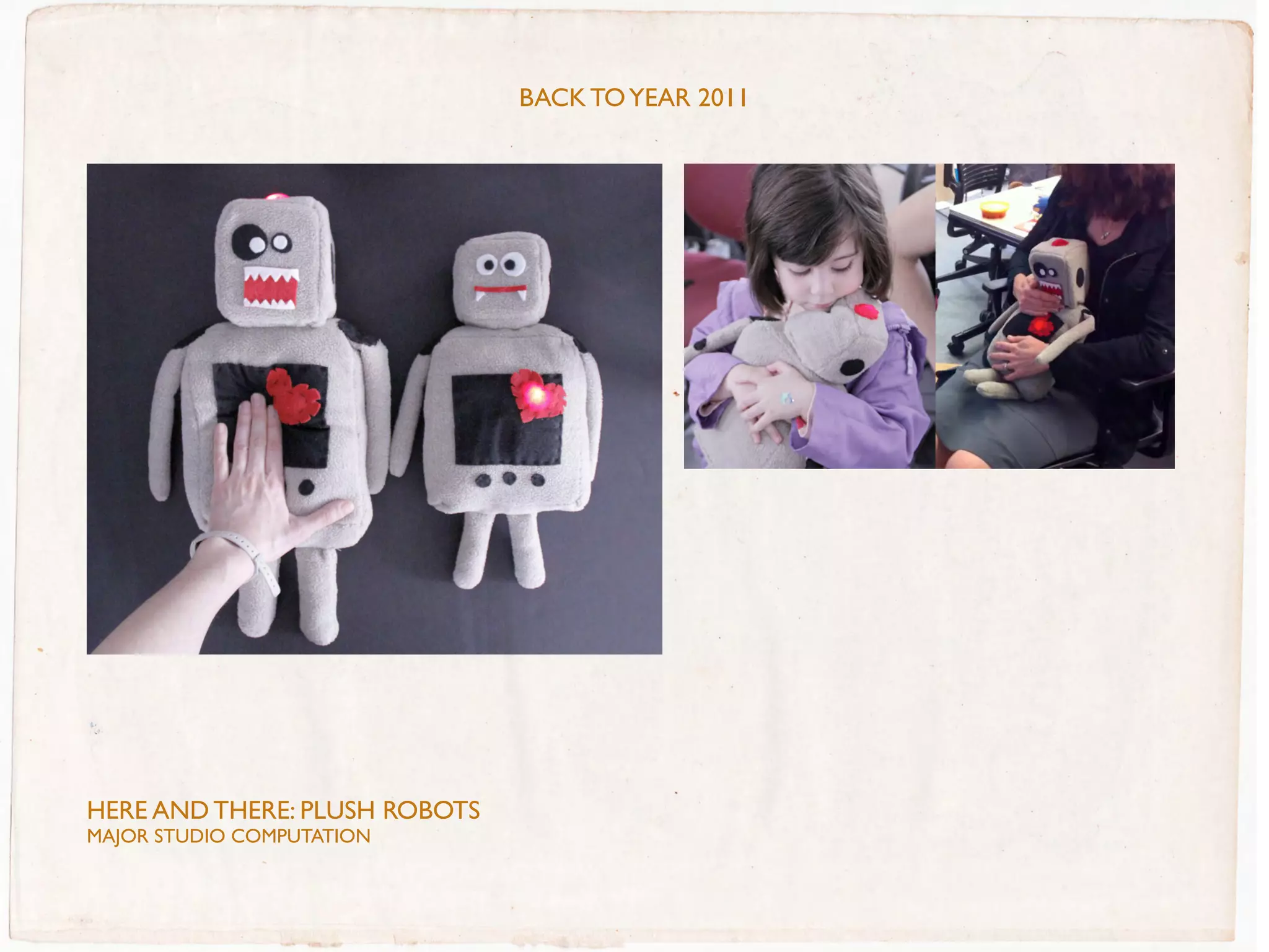 BaCK TO YEaR 2011




HERE aND THERE: PLUsH ROBOTs
MaJOR sTUDIO COMPUTaTION
http://www.biopus.com.ar/biopus_eng/sensible/index.html#fotos
 