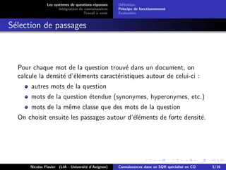 Presentation 04 03 08 Nicolas Flavier