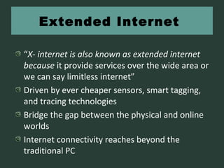 X INTERNET | PPT