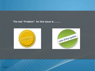 The real “Problem” for this issue is………

Page  9

 