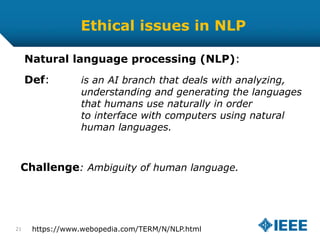 Ethical Issues in Machine Learning Algorithms. (Part 3) | PPTX