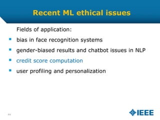 Ethical Issues in Machine Learning Algorithms. (Part 3) | PPTX