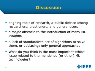 Ethical Issues in Machine Learning Algorithms. (Part 3) | PPTX