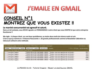 J'emaile avec GMAIL