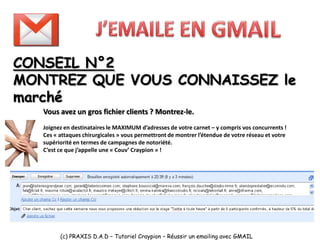 J'emaile avec GMAIL