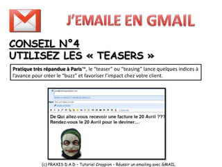 J'emaile avec GMAIL