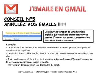 J'emaile avec GMAIL