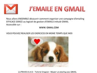 J'emaile avec GMAIL
