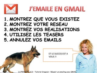 J'emaile avec GMAIL