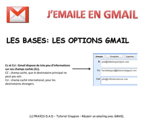 J'emaile avec GMAIL