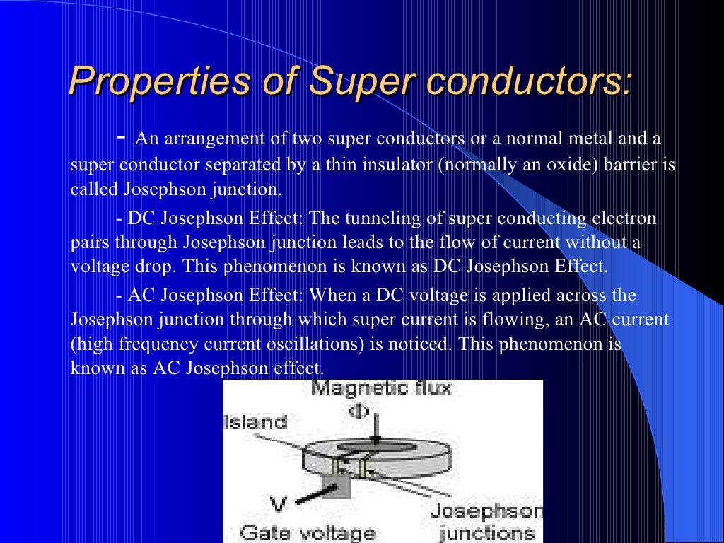 Super Conductors