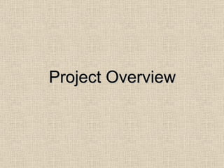 Project Overview 