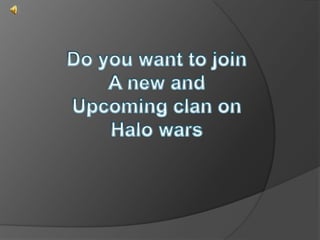 halo wars clan