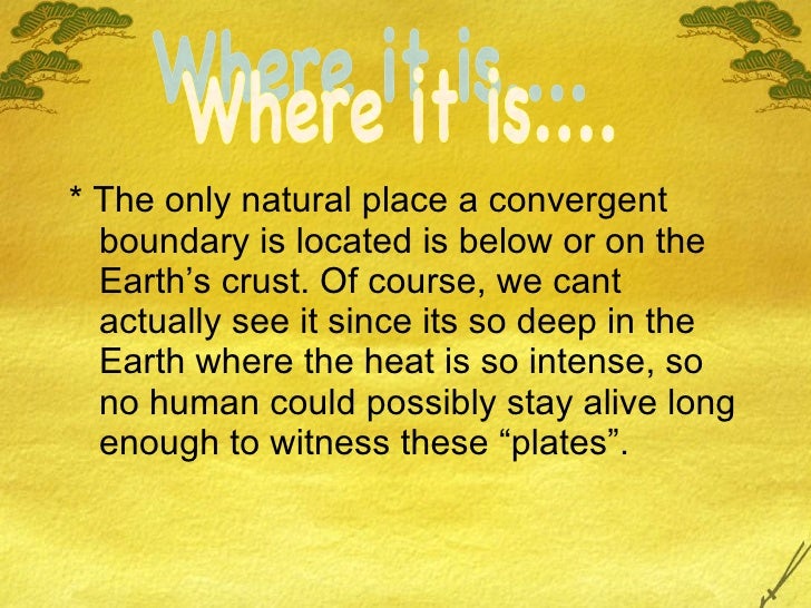 Convergent Boundary