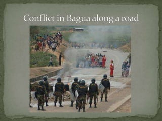 Conflict in Bagua along a road