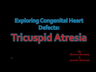 Exploring Congenital Heart Defects:Tricuspid Atresia By  Shanna Maretsky & Jennifer Richards 