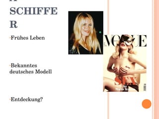 CLAUDIA SCHIFFER Frühes Leben Bekanntes deutsches Modell Entdeckung?