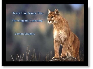 Texas Long Range Plan Teaching and Learning Coston Cougars 