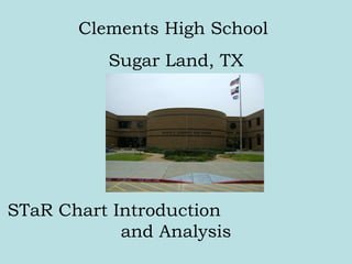 Clements High School  Sugar Land, TX STaR Chart Introduction  and Analysis 