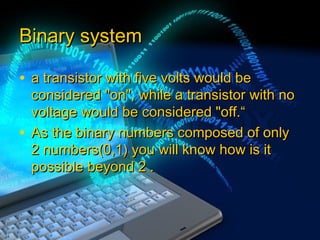 binary numbers | PPT