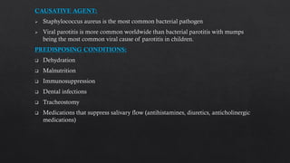 Parotitis or Mumps ppt for 3rd semesters | PDF