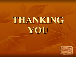 THANKING YOU 