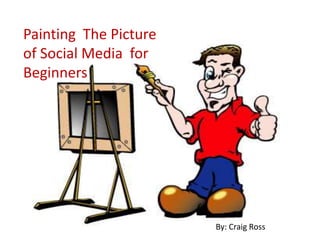 Painting  The Picture  of Social Media  for Beginners  By: Craig Ross 