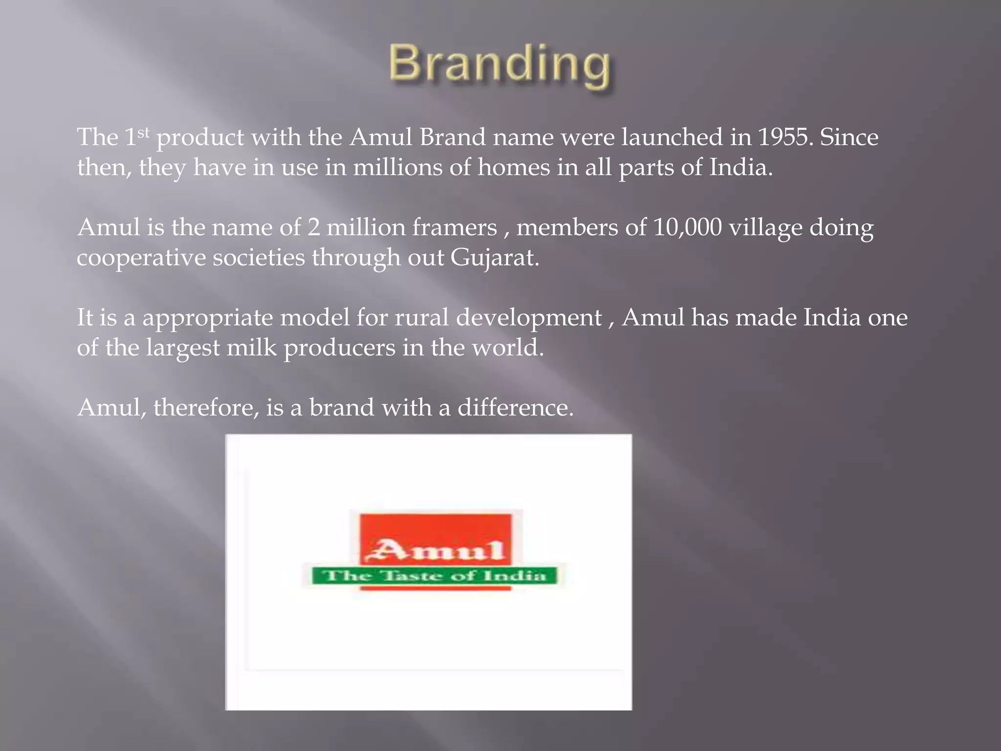 Amul Butter Marketing Mix | PPTX