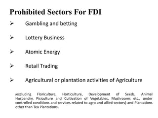FDI & FII in India