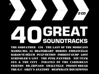 40 great soundtrack cinema and tv series