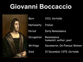 Giovanni Boccaccio