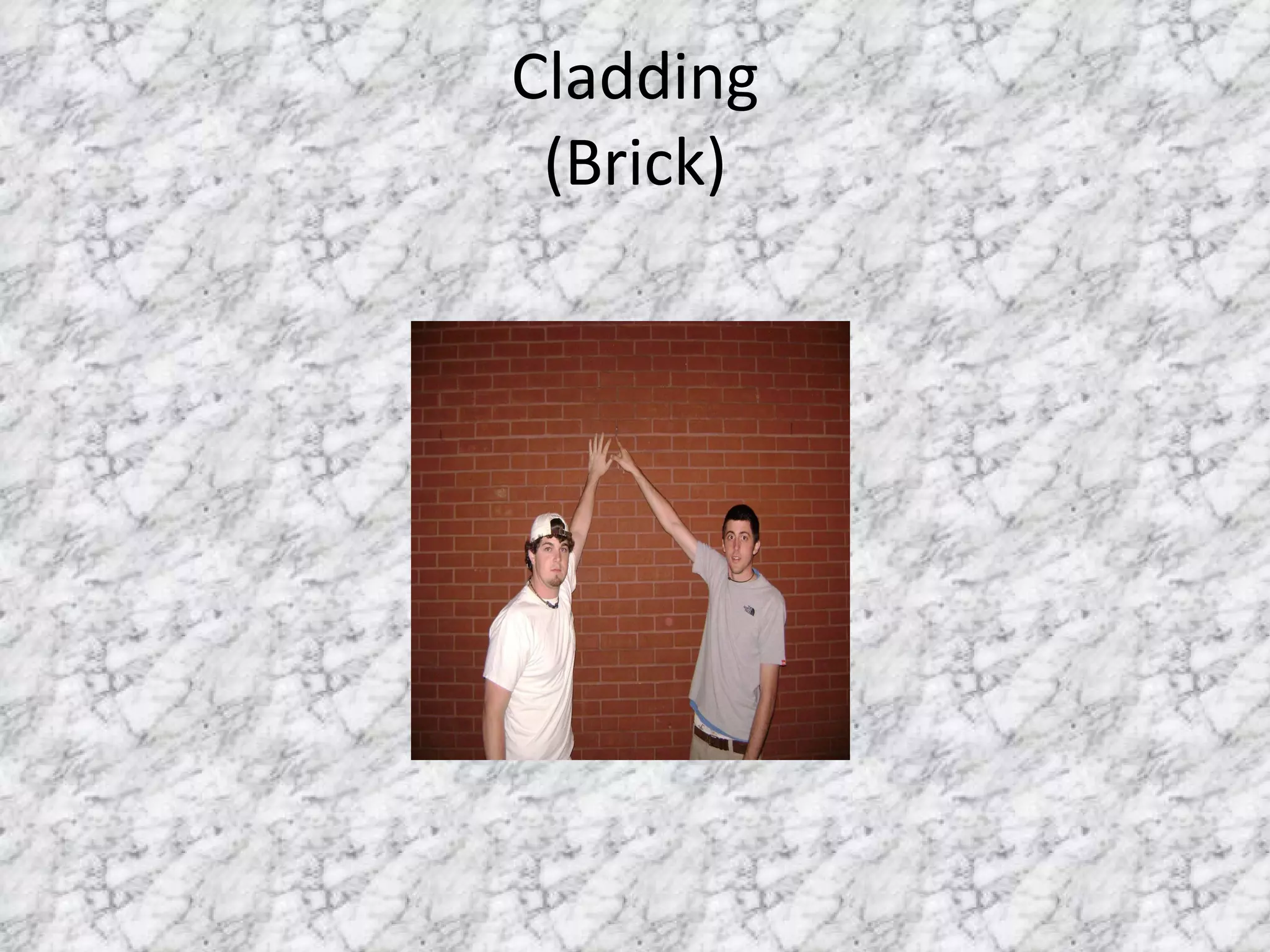 Cladding (Brick) 