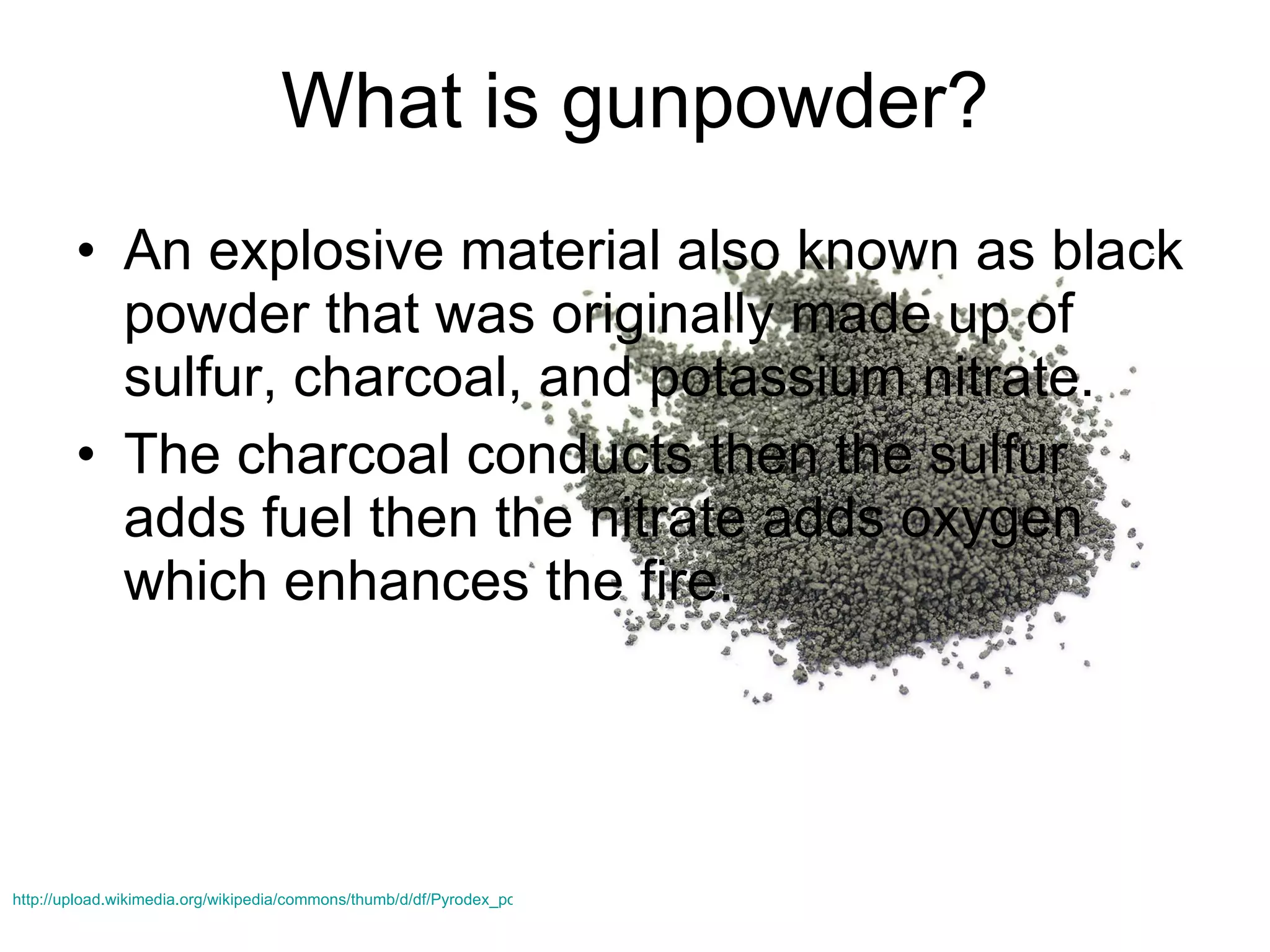 Gunpowder Ppt