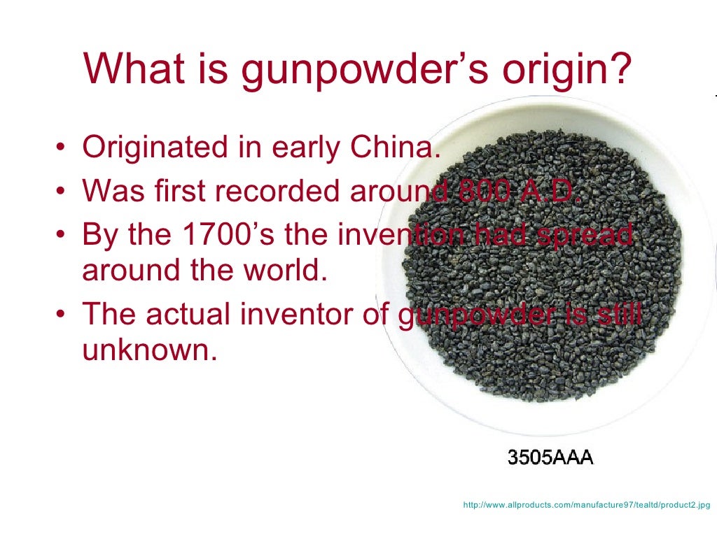 Gunpowder