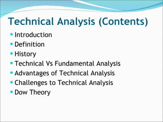 Technical Analysis | PPT