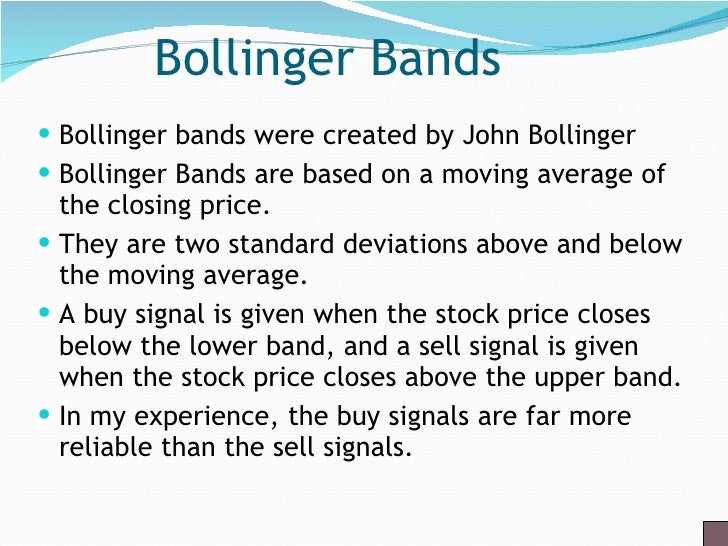 Bollinger bands ppt