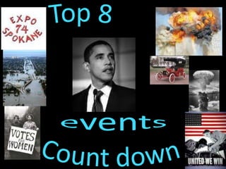 Top 8 events Count down 