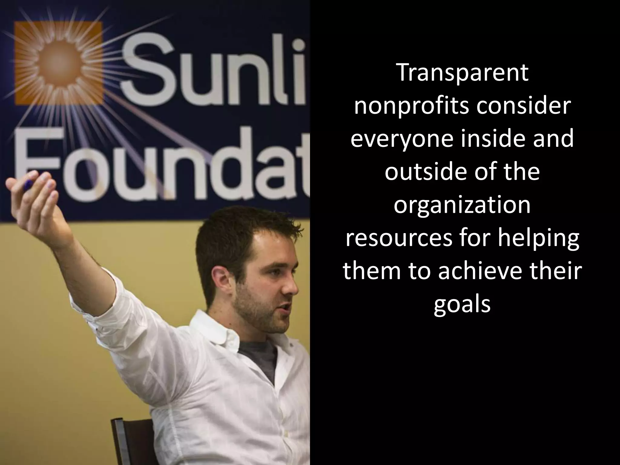   Nuts and BoltsUse social media tools to organize, mobilize, raise funds, and communicate with constituents  but outside of institutional walls #netnon #freeagent