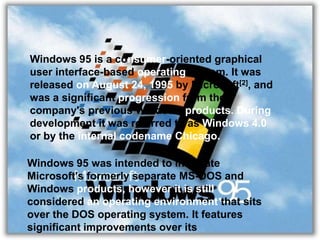 Error  HandlingThe Operating System is also responsible for the  detection any type of error that occurs and then properly handling it………