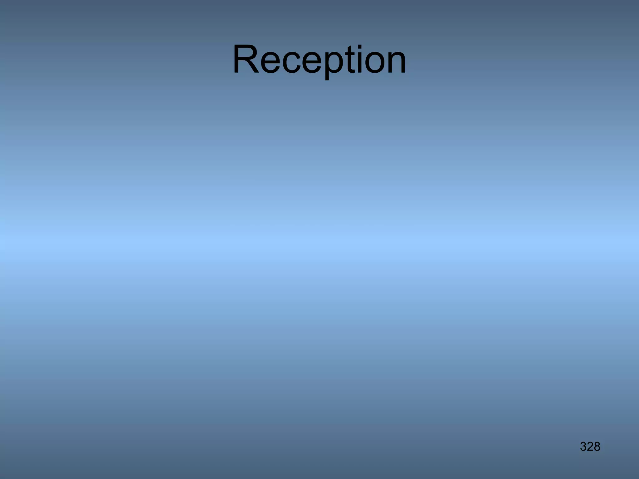Reception 