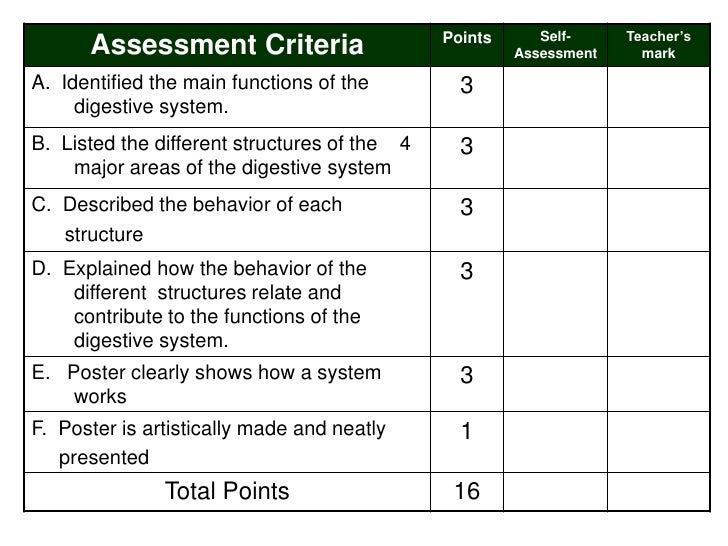 Digestive System Flow Chart