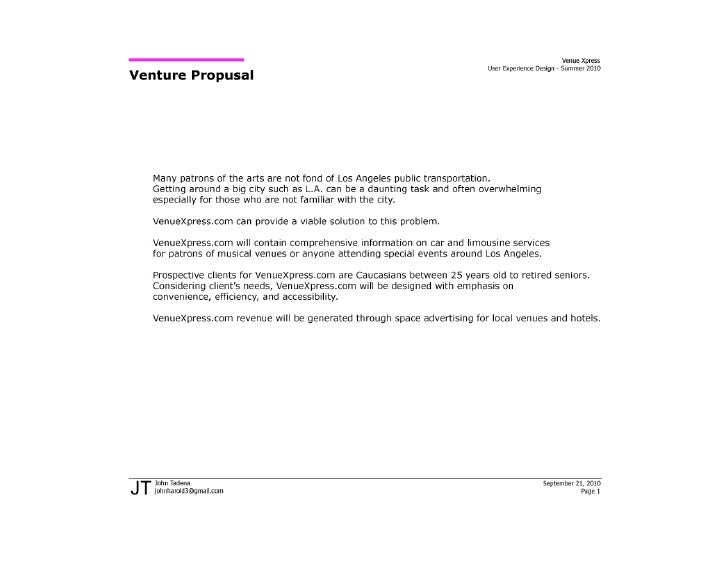 presentation proposal